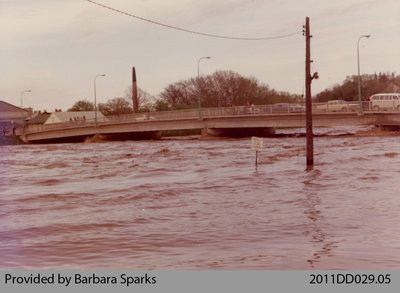 Flood in Paris in 1974