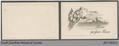 Funeral Card, G. Hartley Johnson