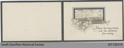 Funeral Card, Beatrice Laing Kines