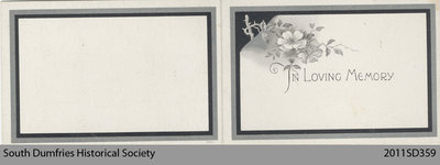 Funeral Card, Isabella Smith