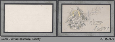 Funeral Card, Jessie Scott