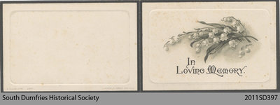 Funeral Card, Robert John Aitkin