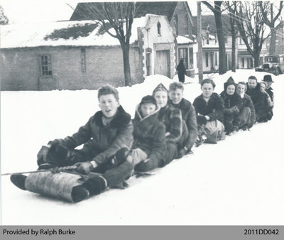 Children on a Toboggan