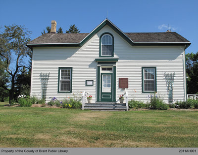 Front View of the Adelaide Hunter Hoodless Homestead