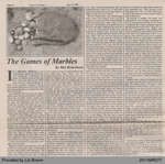 The Games of Marbles by Mel Robertson, from the Burford Times