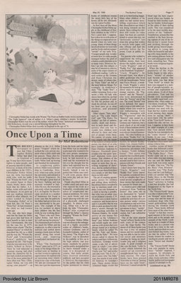 Once Upon a Time by Mel Robertson, from the Burford Times