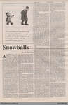Snowballs by Mel Robertson, from The Burford Times