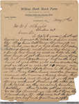 Letter by James Douglas of Onondaga to Mr. W. S. Albright