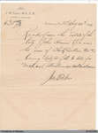 Receipt Issued by J. M. Forbes, Coroner Co. Haldimand