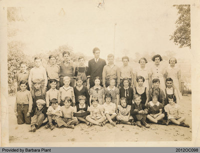 Photograph of Students of School Section No. 6 in Onondaga