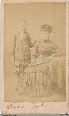 Julia Hager and Her Daughter Bessie