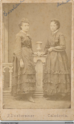 Photograph of Caroline and Julia Hager