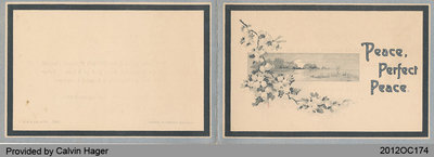 Funeral Card of Mary Atkinson