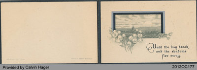 Funeral Card of Charles Edward Deagle