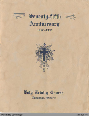 History of the Holy Trinity Church in Onondaga