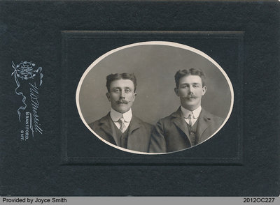 Photograph of Thomas and James Black