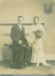 Wedding Photograph of Bruce and Dorothy (Black) Campbell