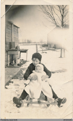 Photograph of Young Arnold and Kenneth Black