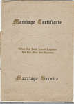 Marriage Certificate of Harris and Mary Jane Featherston
