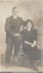 Photographic Postcard of Evan and Edna Waterman