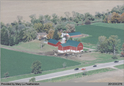 Aerial Photograph of Featherston Farm