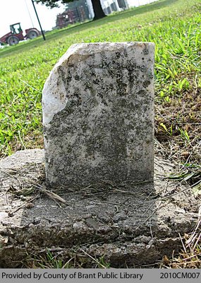 Dutcher Cemetery Headstone 2-1