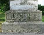 View Bottom of Headstone