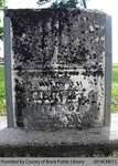 Dutcher Cemetery Headstone 2-6