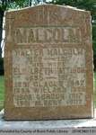 Malcolm Family Headstone