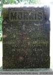 Morris Family Headstone (Range 2-2)