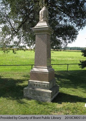 Dutcher Family Headstone (Range 2-2)