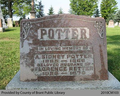 Potter Family Headstone