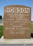 Hobson Family Headstone (Range 6-13)