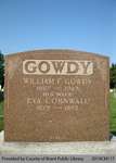 Gowdy Family Headstone (Range 7-8)