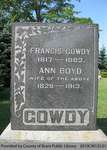 Gowdy Family Headstone (Range 9-1)