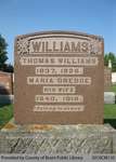 Williams Family Headstone (Range 9-4)