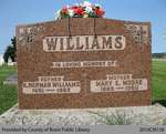 Williams Family Headstone (Range 9-8)