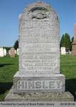 Hinsley Family Headstone (Range 10-8)