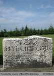 White Cemetery Headstone 1-16