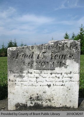 White Cemetery Headstone 1-27