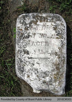 White Cemetery Headstone 1-33