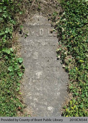 Oakland Pioneer Cemetery Headstone 1-40