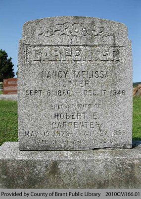 Carpenter Family Headstone