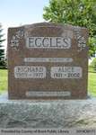 Eccles Family Headstone
