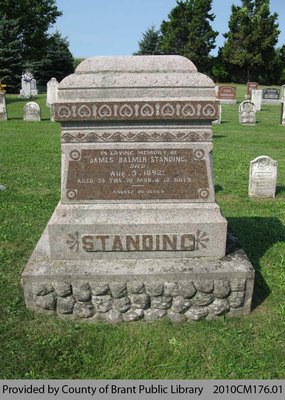 Standing Family Headstone (Range 12-10)