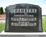 Chambers Family Headstone (Range 12-15)