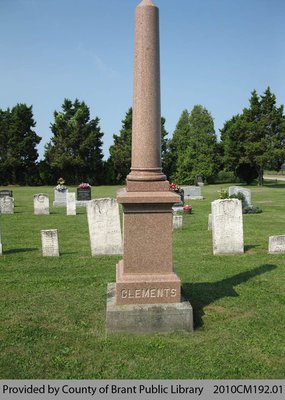 Clements Family Headstone