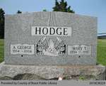 Hodge Family Headstone (Range 15-16)
