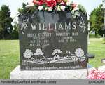 Williams Family Headstone (Range 16-10)