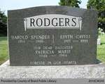 Rodgers Family Headstone (Range 17-4)
